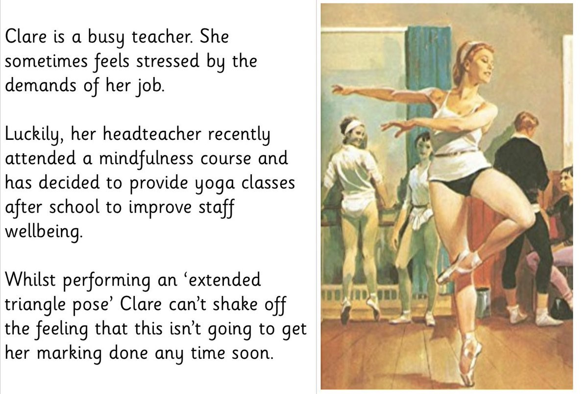 Clare is a busy teacher